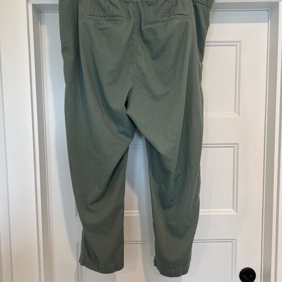 NWOT GAP Women Green Mid Rise Easy Twill Pull-on Pants, XL - Picture 6 of 8